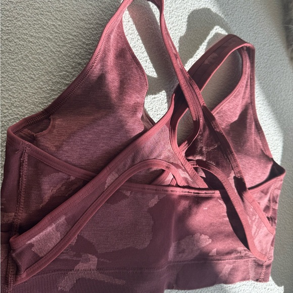 Gymshark Adapt Camo Seamless Sports Set - Savanna | Cherry Brown - Picture 3 of 7